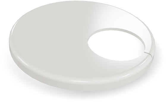 Capuchón MCH simple excéntrico blanco D15 (20 piezas)