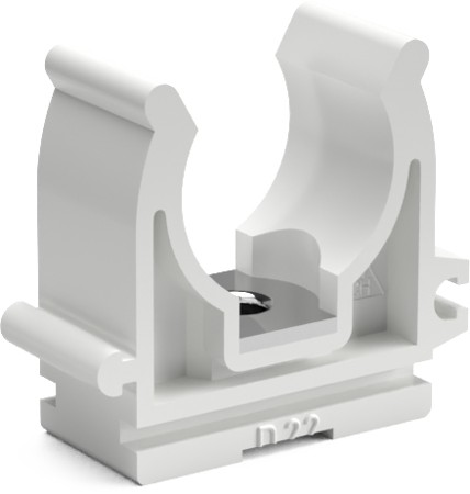 Clip D 22 con tuerca (50 piezas)