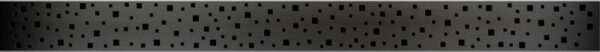 Rejilla Square negra, 750 mm