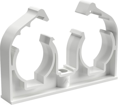 Clip D2x28 con clip blanco (50 piezas)