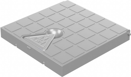 ND-Tapa abatible gris con clip KV110,125