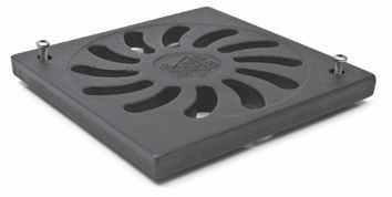 ND-Rejilla de hierro fundido 250x250 SUN con cerradura