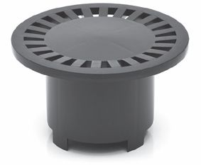 ND-Rejilla alta PV DN50 / 84, DN110 - negra