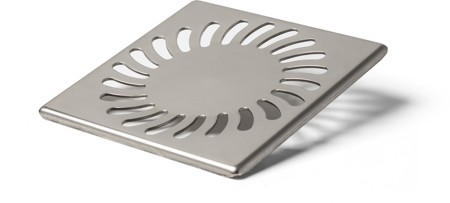 ND-Rejilla de acero inoxidable SUN 1,5 mm para adaptador 125x125