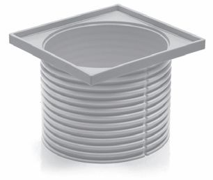 ND-Prolongación para la rejilla 125x125 - PVBU negro