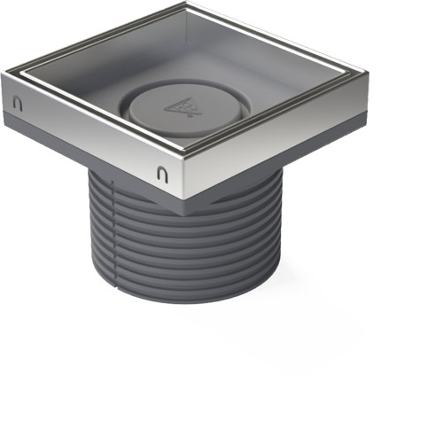 ND-Prolongación de acero inoxidable 150x150mm para la cerámica completa