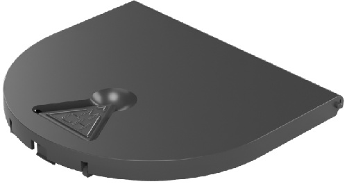 ND-Tapa abatible con clip LVS 160