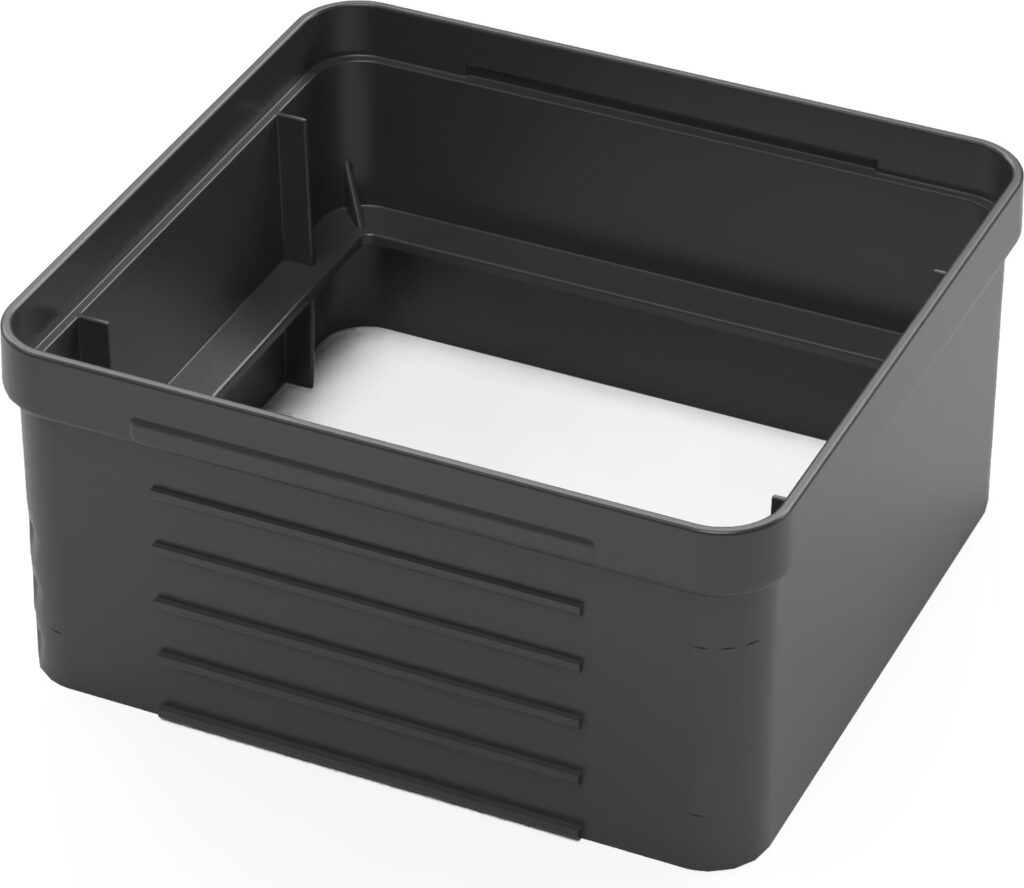 Adaptador para recogedor de aguas pluviales del tejado con entrada trasera