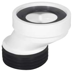 Manguito de WC corto con excéntrico 40 mm