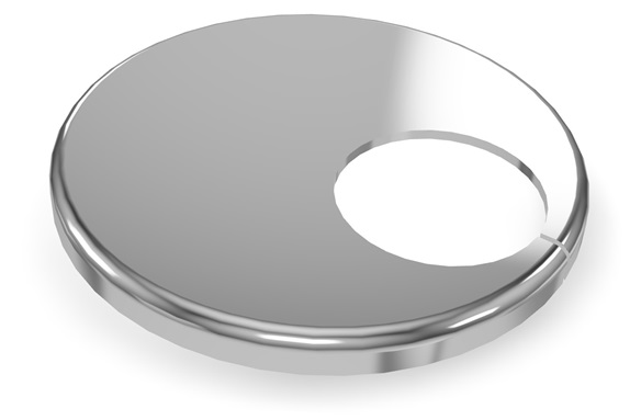 Capuchón MCH mono excéntrico cromado D22 (20 piezas)