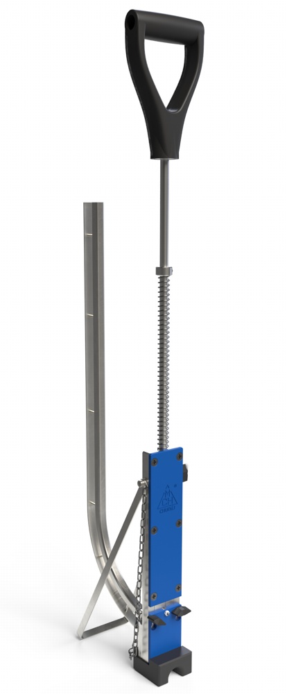 Aplicador de grapas para pinzas de suelo tipo D