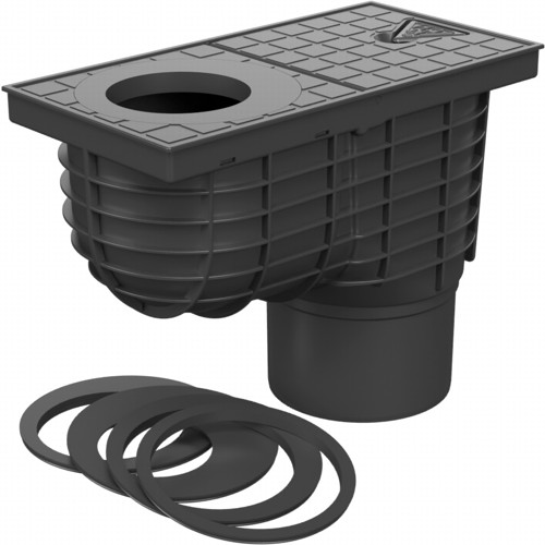 Trampa de sedimentos de tejado inferior D125