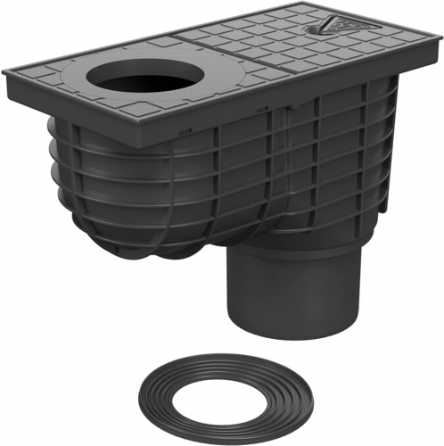 Trampa de sedimentos de tejado inferior D110, Standard