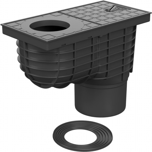 Trampa de sedimentos de tejado inferior D125, Standard