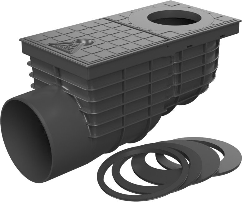 Trampa de sedimentos de tejado lateral D125