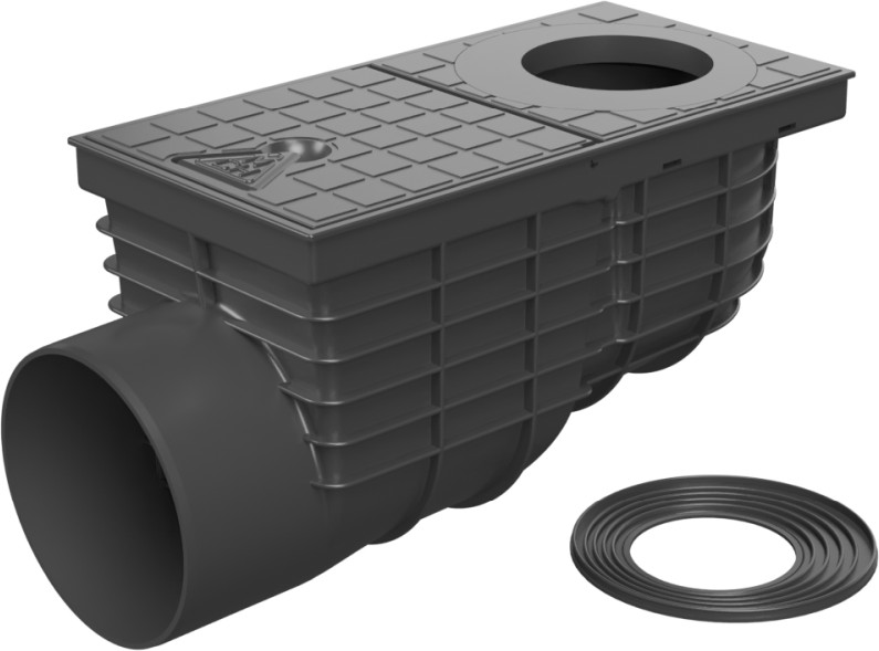 Trampa de sedimentos de tejado lateral D125, Standard