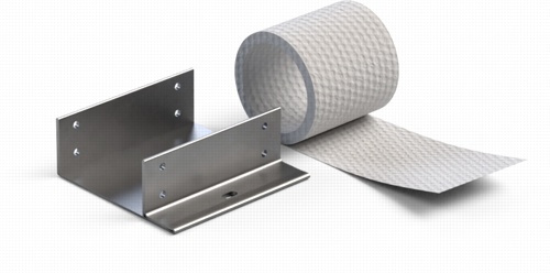 Conector de acero inoxidable a pared COVE con aislamiento